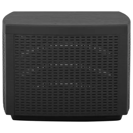 Table de jardin Gris 53x53x40 cm Plastique 2