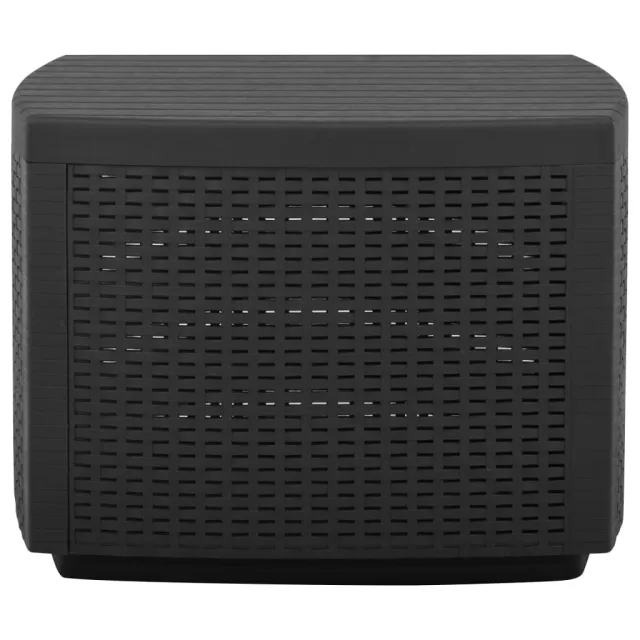 Table de jardin Gris 53x53x40 cm Plastique