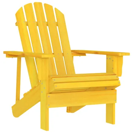 Chaise de jardin Adirondack bois de sapin massif jaune