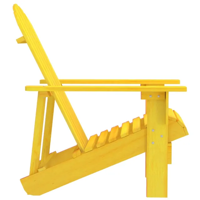 Chaise de jardin Adirondack bois de sapin massif jaune