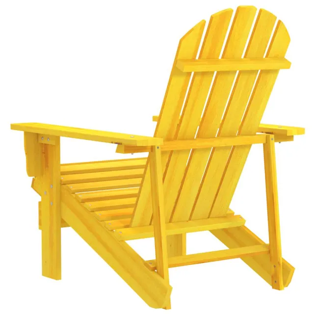 Chaise de jardin Adirondack bois de sapin massif jaune