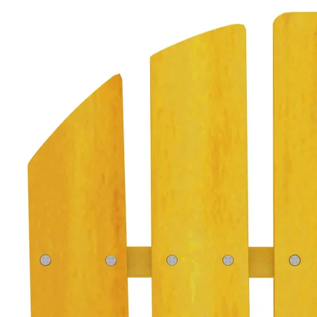 Chaise de jardin Adirondack bois de sapin massif jaune