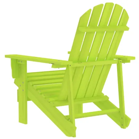 Chaise de jardin Adirondack bois de sapin massif vert