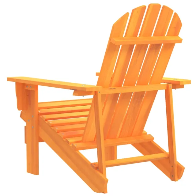 Chaise de jardin Adirondack bois de sapin massif orange