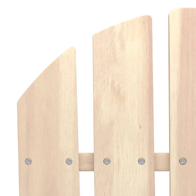 Chaises de jardin Adirondack avec table bois de sapin solide