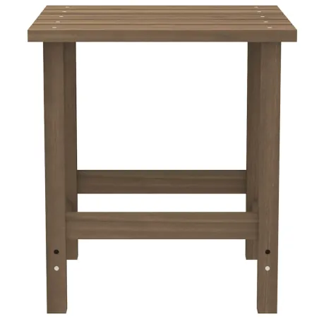 Chaise de jardin Adirondack avec table Bois de sapin Marron