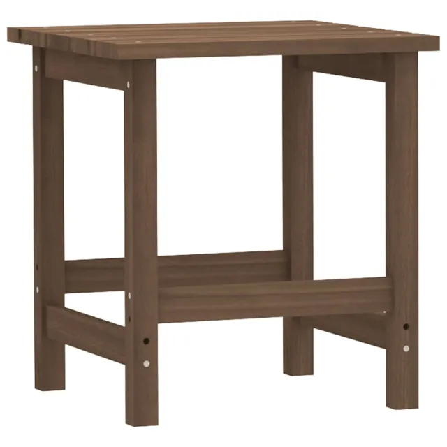 Chaise de jardin Adirondack avec table Bois de sapin Marron