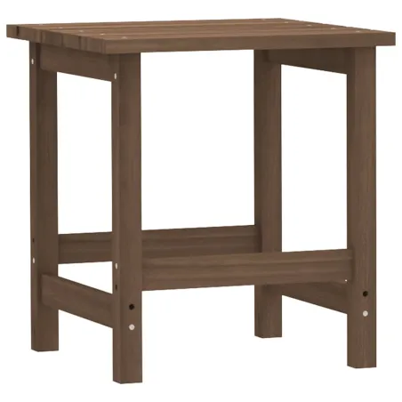 Chaise de jardin Adirondack avec table Bois de sapin Marron
