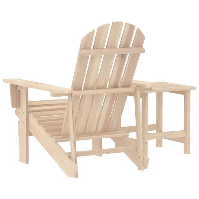 Chaise de jardin Adirondack avec table Bois de sapin massif