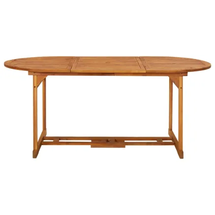 Table à dîner de jardin 180x90x75 cm Bois d'acacia solide 2