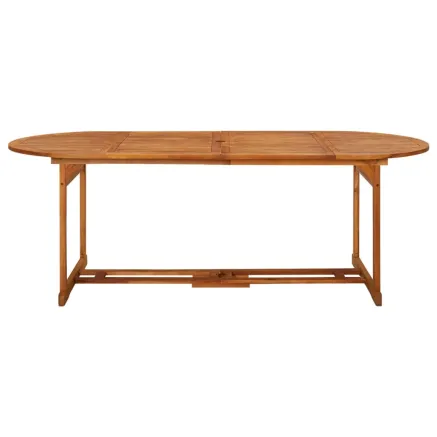 Table à dîner de jardin 220x90x75 cm Bois d'acacia massif 2