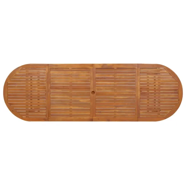 Table à dîner de jardin 280x90x75 cm Bois d'acacia massif