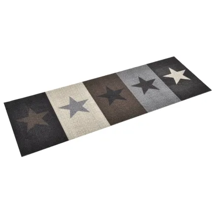 Tapis de sol de cuisine lavable Étoile 45x150 cm 2