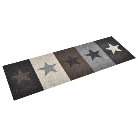 Tapis de sol de cuisine lavable Étoile 45x150 cm