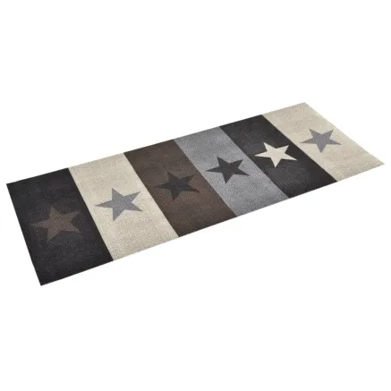 Tapis de sol de cuisine lavable Étoile 60x180 cm 2