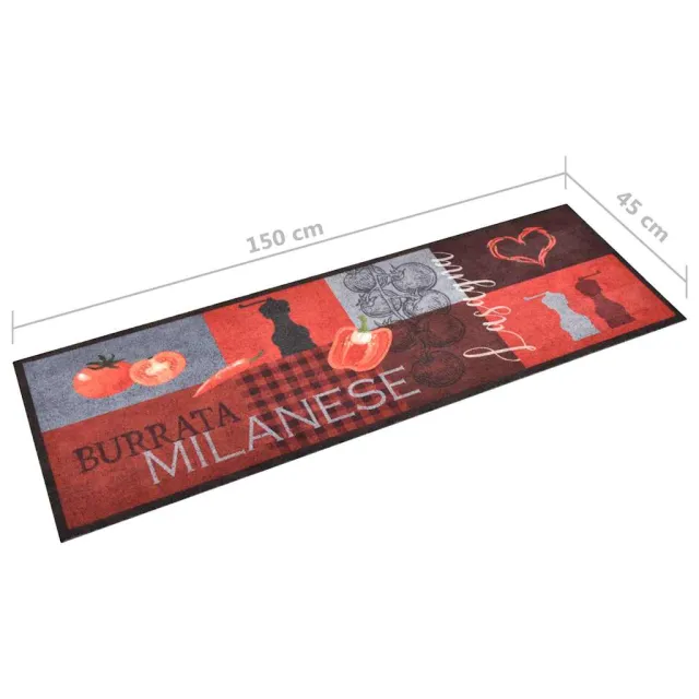 Tapis de cuisine lavable Tomates 45x150 cm