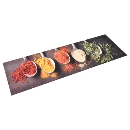 Tapis de cuisine lavable Cuillères 60x300 cm 2