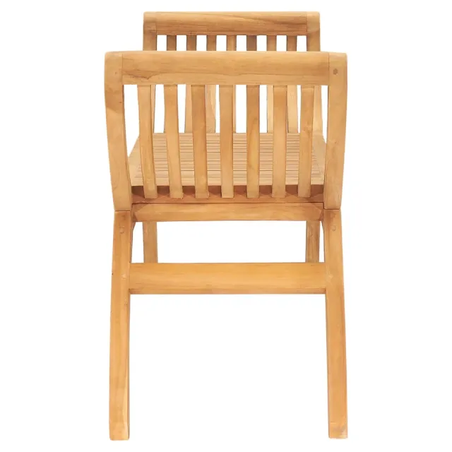 Banc de jardin 126 cm Bois de teck solide