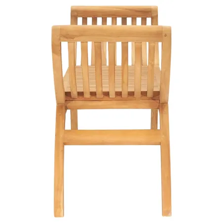 Banc de jardin 126 cm Bois de teck solide