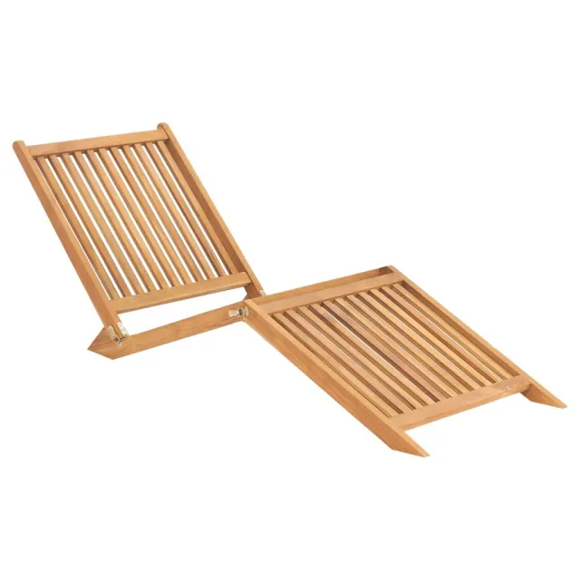 Chaise longue bois de teck solide