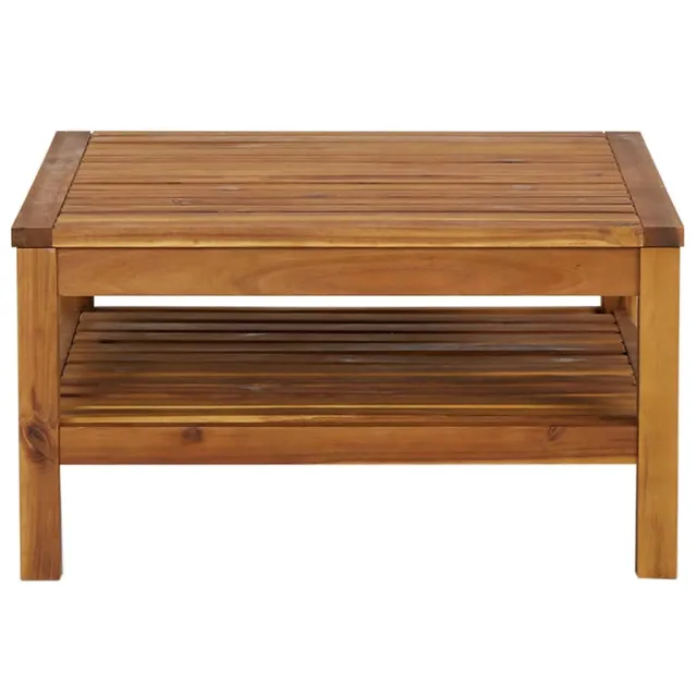 Table basse 65x65x35 cm Bois d'acacia solide