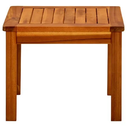 Table basse de jardin 45x45x36 cm Bois solide d'acacia 2