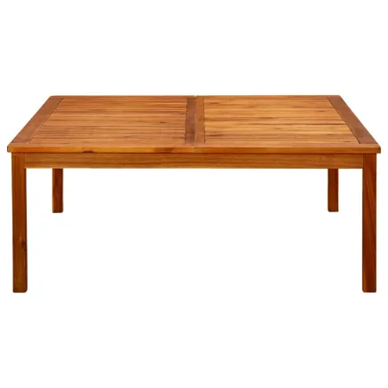 Table basse de jardin 110x110x45 cm Bois solide d'acacia 2