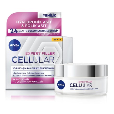 Crema de Día Hidratante Nivea Hyaluron And Cell Filler 50 ml Spf 15
