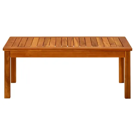 Table basse de jardin 90x50x36 cm Bois solide d'acacia 2