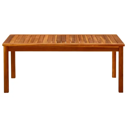 Table basse de jardin 110x60x45 cm Bois solide d'acacia 2