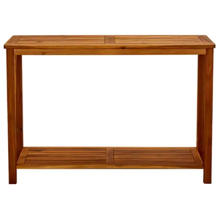 Table console de jardin 110x40x75 cm Bois d'acacia solide 2
