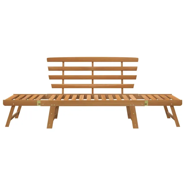 Banc de jardin 2-en-1 190 cm Bois solide d'acacia