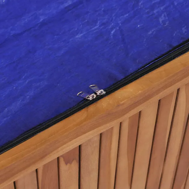 Boîte de rangement de jardin 150x50x58 cm Bois d'acacia solide