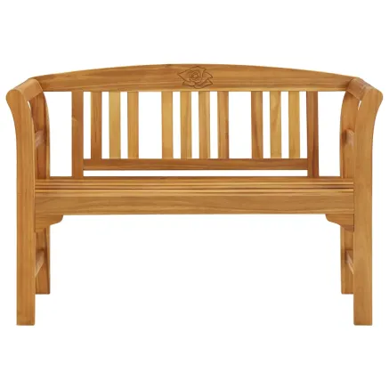 Banc de jardin 114 cm bois d'acacia solide 2