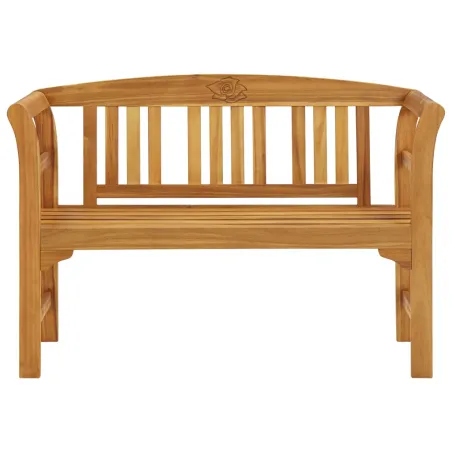 Banc de jardin 114 cm bois d'acacia solide