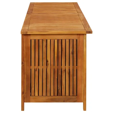 Boîte de rangement de jardin 200x50x58 cm Bois d'acacia solide