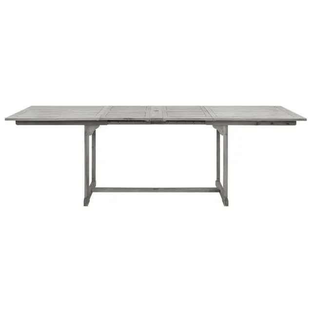 Table à dîner de jardin (160-240)x100x75cm Bois d'acacia massif