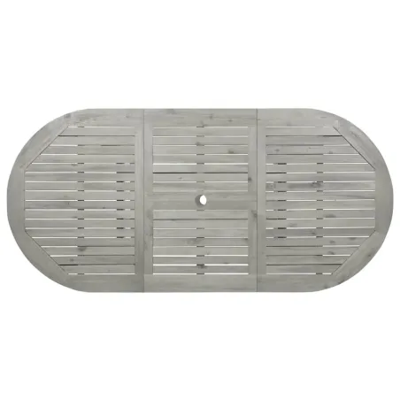 Table à dîner de jardin (120-170)x80x75 cm Bois d'acacia massif