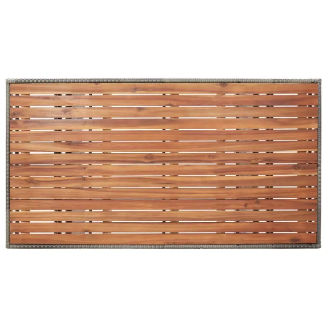Table de jardin Gris 120x70x66 cm Bois d'acacia massif