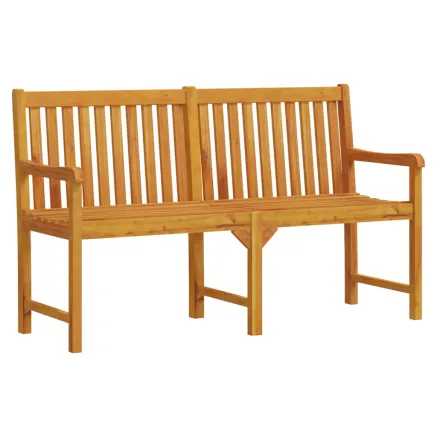 Banc de jardin 150 cm Bois solide d'acacia 2