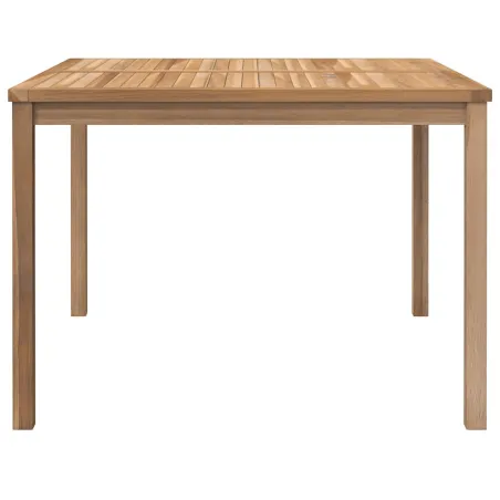 Table à dîner de jardin 110x110x77 cm Bois de teck solide