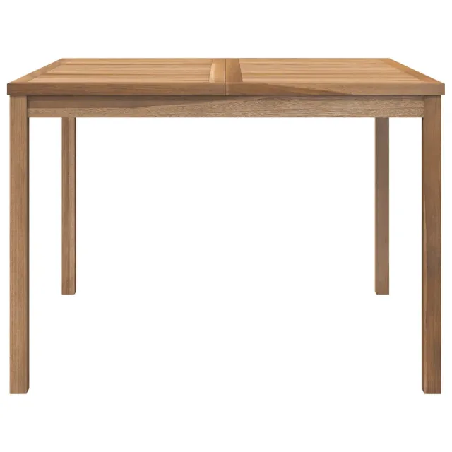 Table à dîner de jardin 110x110x77 cm Bois de teck solide