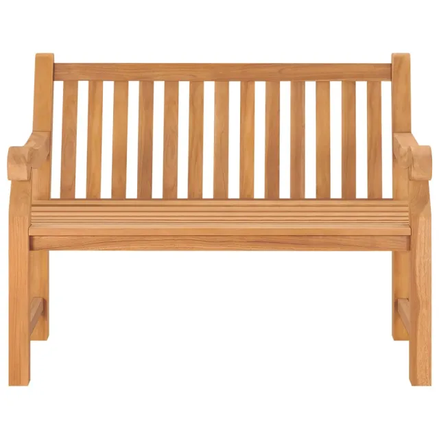 Banc de jardin 114 cm bois de teck solide