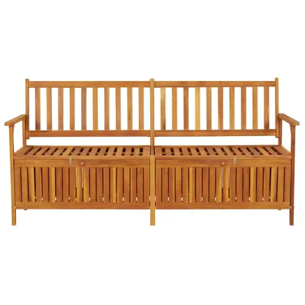 Banc de rangement 170 cm Bois d'acacia solide 2