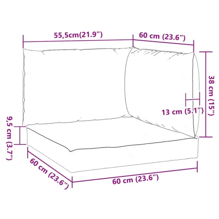 Chaises de jardin avec coussins lot de 4 Résine tressée Beige