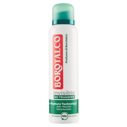 Desodorante en Spray Borotalco Invisible 150 ml