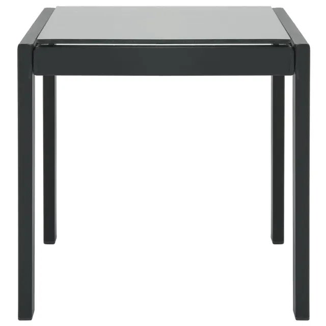 Chaises longues lot de 2 avec table Textilène et acier