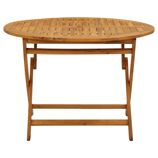 Table pliable de jardin 110 cm Bois d'acacia massif
