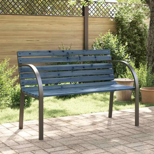 Banc de jardin pour enfants 81 cm bois de pin chinois gris