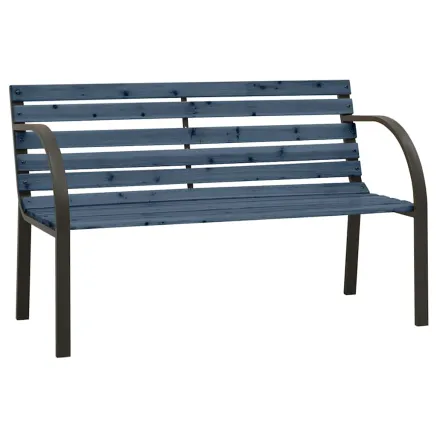 Banc de jardin pour enfants 81 cm bois de pin chinois gris 2